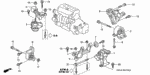 90167S5A010 - Body/Air Conditioning: BOLT, FLANGE (12X88) for Honda Image