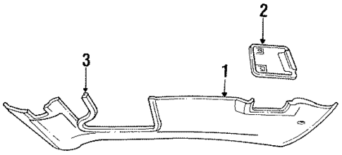 Interior Trim - Roof for 1993 Lincoln Mark VIII #0