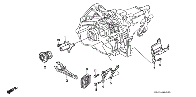 MT Clutch Release for 1995 Acura Legend #0