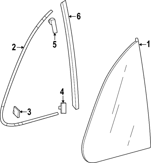 Glass & Hardware for 2023 Honda HR-V #0