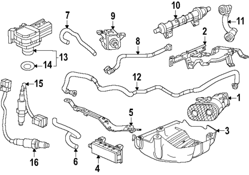 Emission Components for 2025 Honda Civic #0