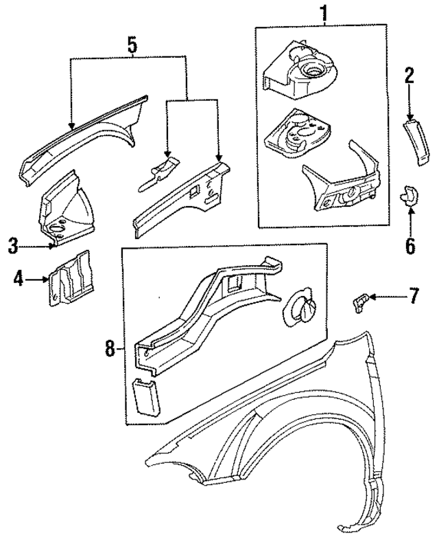 4696232AD - Body: Apron Assembly for Mopar Image