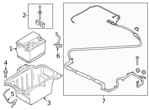 Battery & Related Components for 2018 Ford C-Max #0