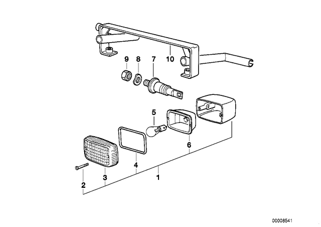 63231244715 - : Turn Indicator Holder for BMW-Motorrad Image