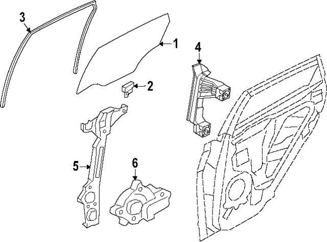 83450GG000 - : Window Motor for Kia Image