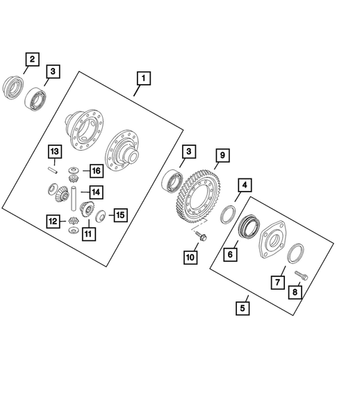 Differential for 2015 Ram ProMaster 2500 #0