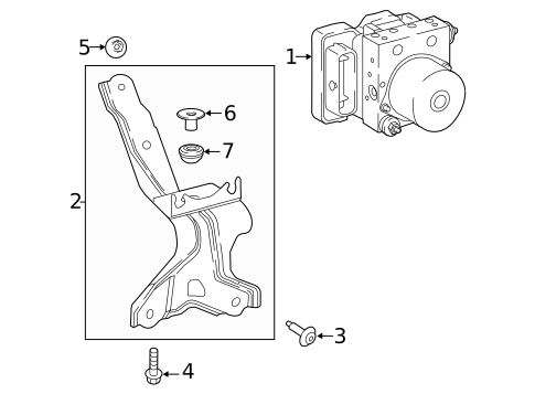 ABS Components for 2022 Toyota Camry #0