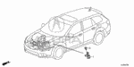32752RL5A00 - Engine: STAY, ENGINE HARNESS for Acura Image image