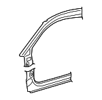 8J8809835 - Body: Hinge Pillar for Audi: TT, TT Quattro, TT RS Quattro, TTS Quattro Image