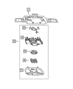 68257303AA - Interior Trim: Overhead Console Wiring for Jeep: Compass Image