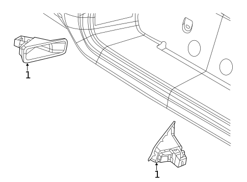License Lamps for 2020 Ram 1500 #0