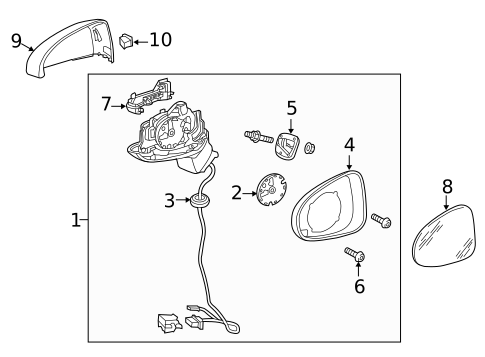 Mirrors for 2017 Audi A3 Quattro #0