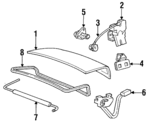 F24Y5440110A - Body: Trunk Lid for Mercury: Sable Image