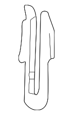 6817359 - Body: Hinge Shim for Volvo: 850, C70, S70, V70 Image