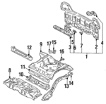 8970661840 - : Reinforcement for Isuzu Image