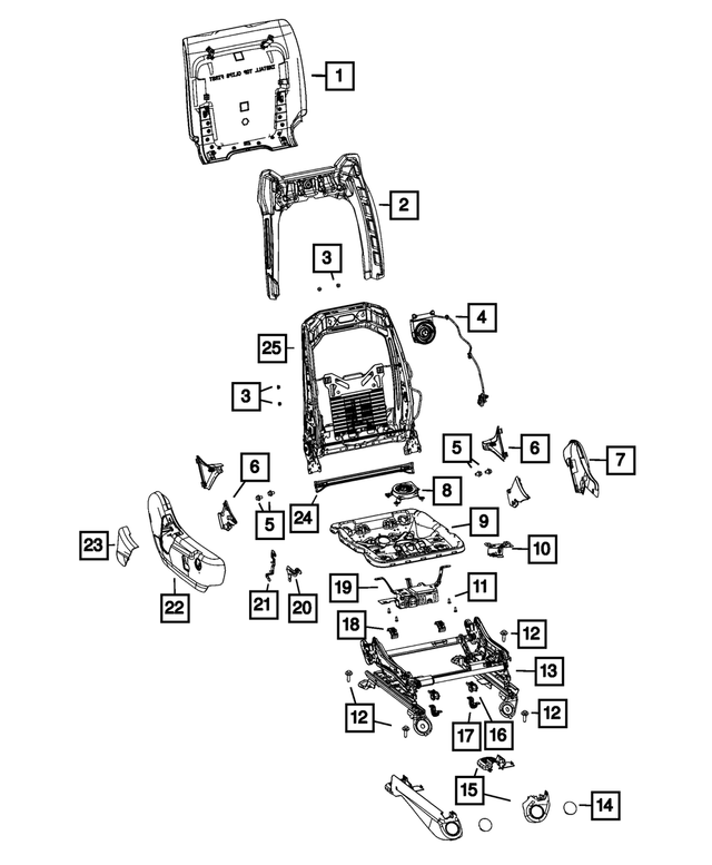 68030698AC - Interior Trim: Bolt for Mopar Image image