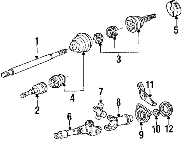 5212698 - Suspension: Drive Shaft for Mopar Image