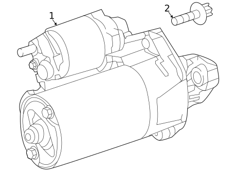 Starter & Related Components for 2025 Mercedes-Benz AMG&reg; GT 63 #0