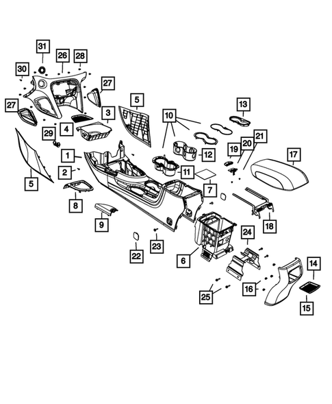 Consoles for 2014 Dodge Dart #0