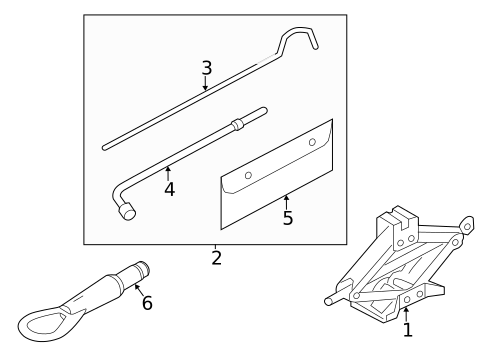 Jack & Components for 2019 INFINITI Q70 #0