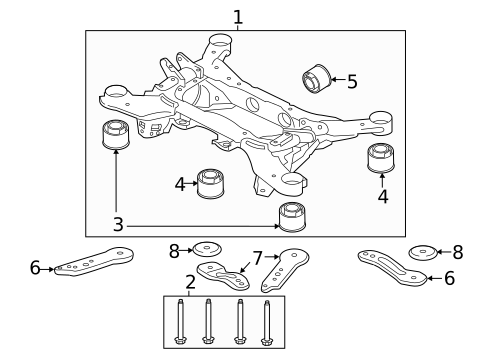 Crossmembers & Components for 2020 Jaguar XE #0