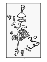 467001W240 - Body: Shifter Assembly for Kia: Rio Image