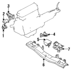 UC8639031 - : Motor Mount Bracket for Mazda Image