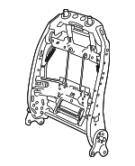 68472071AA - Body: Seat Back Frame for Mopar Image