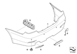 51127166662 - : Cover, Primed, Rear Right for BMW Image