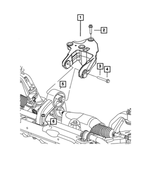 5090607AB - Engine: Engine Mount Bracket, Rear for Mopar Image