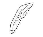 20792055308P64 - Body: Seat Back Bolster Cushion for Mercedes-Benz Image