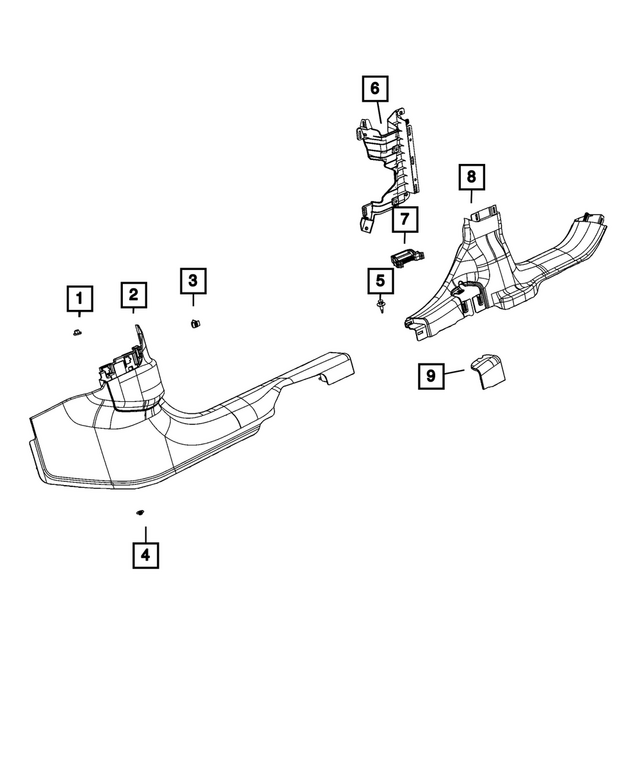 6503908 - Interior Trim: Heat Shield Attach Nut for Mopar Image image