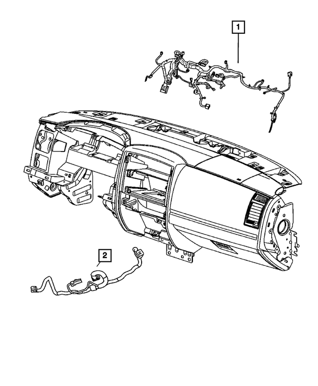 68054830AA - Electrical: Instrument Panel Wiring for Mopar Image