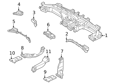 Ducts for 2023 Hyundai Santa Cruz #0