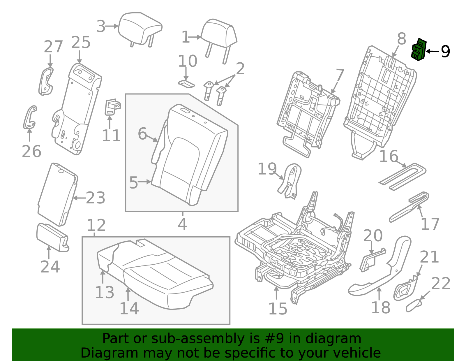 2013-2019 Hyundai Back Panel Cover 89375-B8110-RYN | MotorMotor