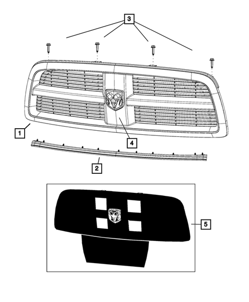 Grilles for 2014 Ram 3500 #1