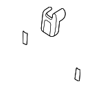 89566R5000 - Body: Track Cover for Kia: Sorento Image