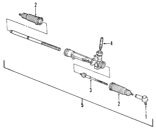 F7RZ3A130AA - Steering: Outer Tie Rod for Ford Image
