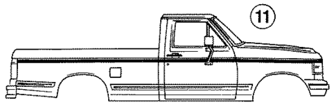 Stripe Tape for 1991 Ford F-150 #2