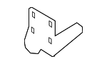 1S0820536 - Body: Temp Sensor Bracket for Volkswagen Image
