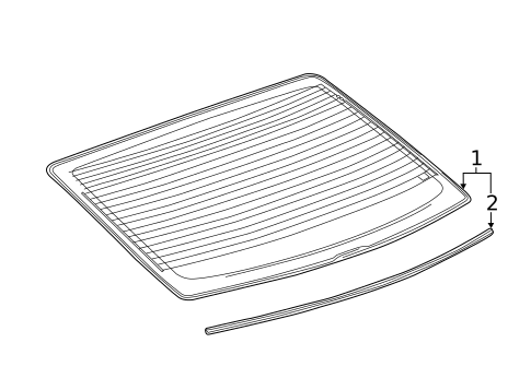 Glass & Hardware - Back for 2013 Chevrolet Malibu #0