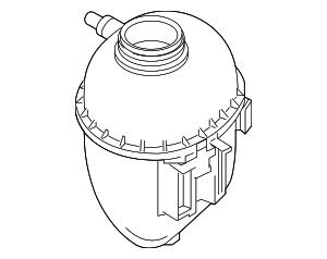 17138610661 - Cooling System: Reservoir Tank for BMW: X3, X4, X5, X6, X7, XM Image