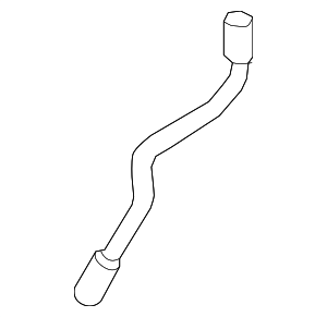 17128654310 - Cooling System: Connector Hose for BMW: X5, X6, X7 Image