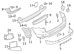 7147134319 - Body: Lower Panel Retainer for BMW Image