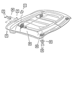 5016177AA - : Hard Top Latch Kit, Left for Mopar Image