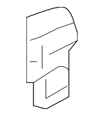 91503SWAA01 - Body: Belt Molding Clip for Honda: CR-V, Ridgeline Image