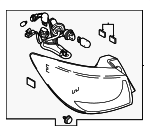 81560WB006 - : Tail Light Assembly - DRIVERS SIDE for Toyota: Yaris Image