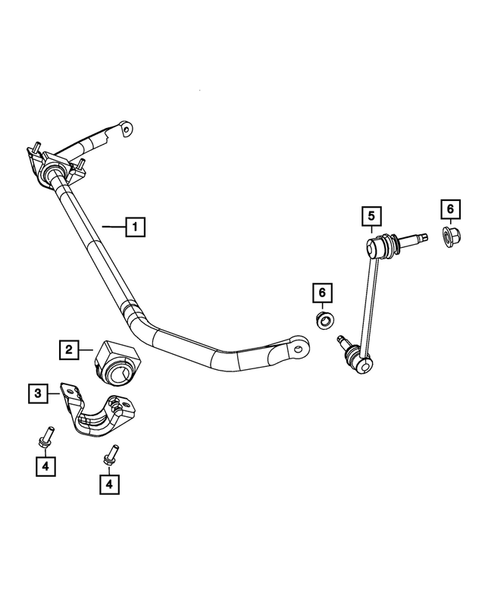 Front Stabilizer Bar for 2014 Chrysler 300 #1