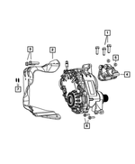 6102019 - Power Transfer Unit; Transfer Case: Hex Head Bolt And Washer for Mopar Image image