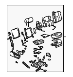 19126842 - Body: Seat Assembly for Chevrolet: Silverado 1500, Silverado 1500 Classic, Silverado 1500 HD, Silverado 1500 HD Classic, Silverado 2500 HD, Silverado 2500 HD Classic, Silverado 3500, Silverado 3500 Classic, Silverado 3500 HD | GMC: Sierra 1500, Sierra 1500 Classic, Sierra 1500 HD, Sierra 1500 HD Classic, Sierra 2500 HD, Sierra 2500 HD Classic, Sierra 3500, Sierra 3500 Classic, Sierra 3500 HD Image